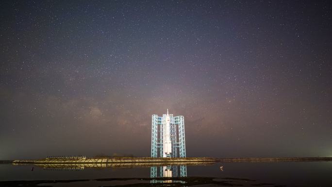 皮口港航天飞机星空延时适马FP