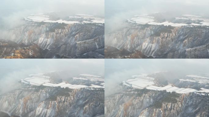 黄土高原雪景