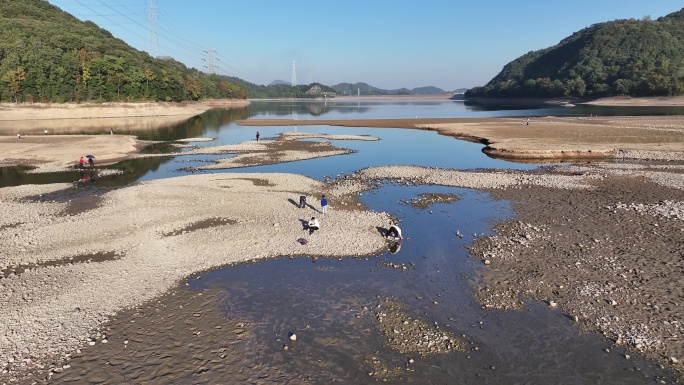 台州温岭太湖水库航拍