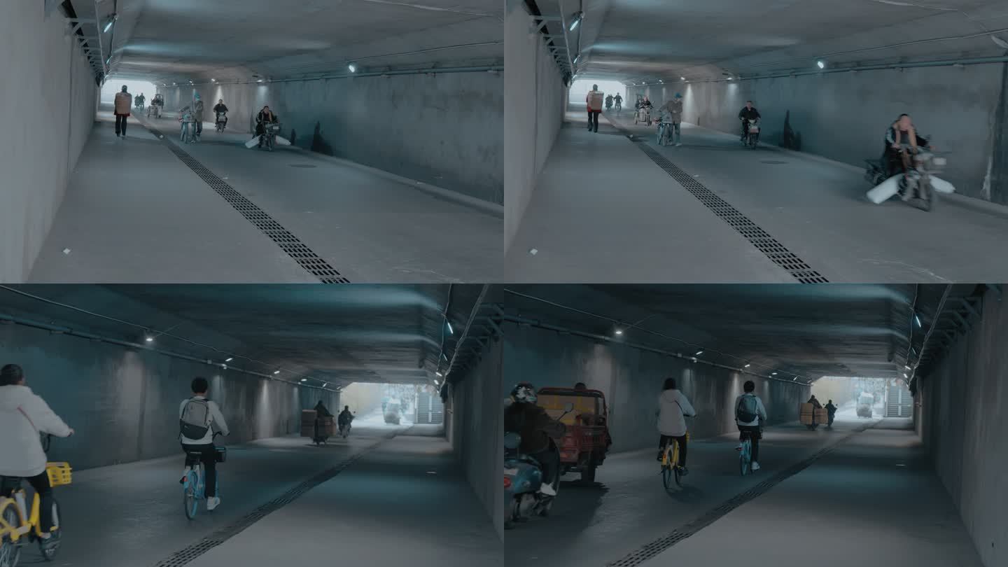 地下通道下穿隧道