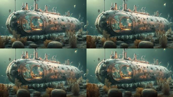 海底科幻潜艇