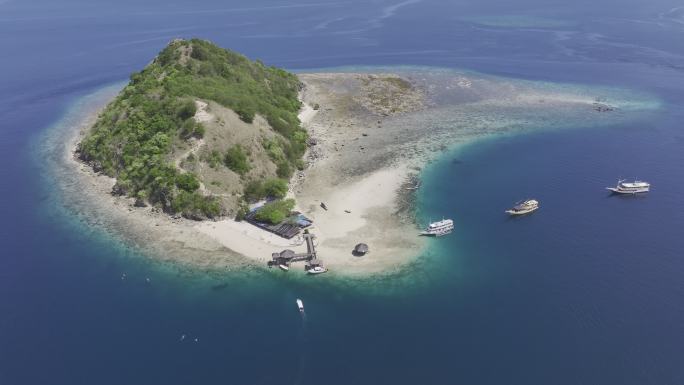 HDR印尼东努沙登加拉印度洋群岛风光航拍
