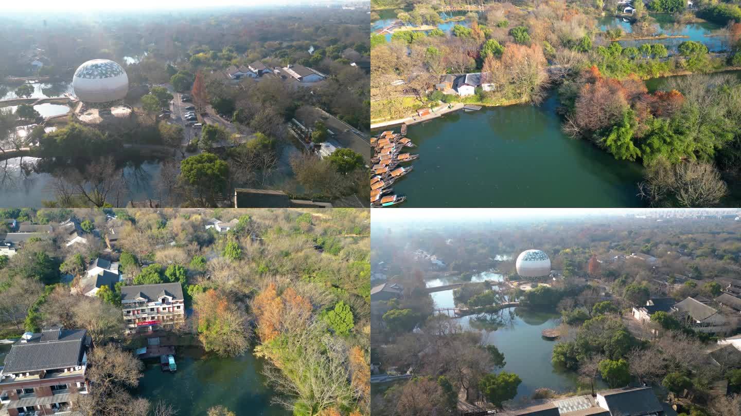 杭州市西湖区西溪湿地美景风景视频素材40