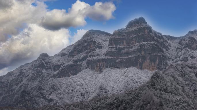 龙头山大雪景 全景 3