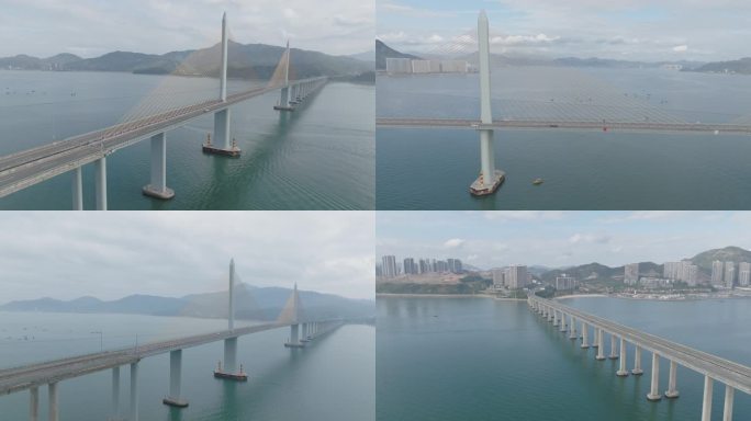 惠州湾大桥航拍（5K)