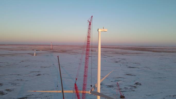 风电新能源发电装机素材