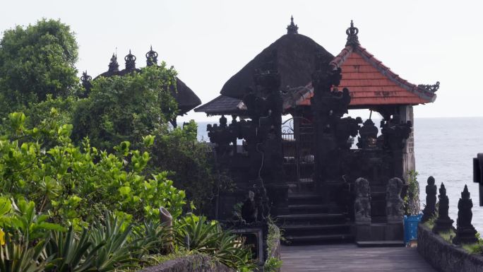 印度尼西亚巴厘岛的Tanah lot寺庙