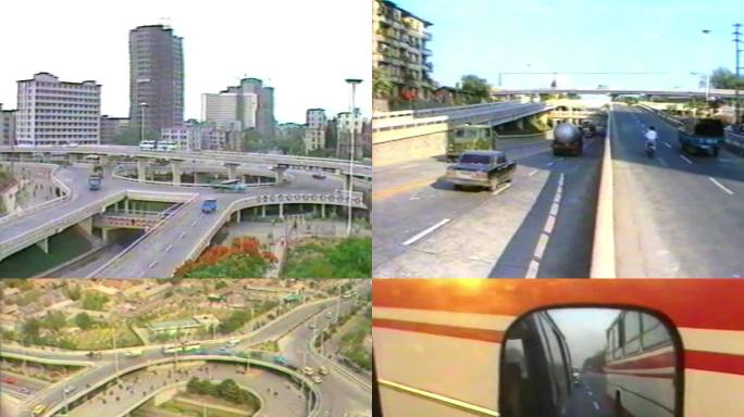 八九十年代交通 道路发展剪影 改革开放