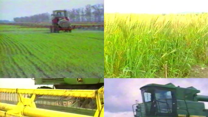 八九十年代农业机械化 农业大发展改革开放