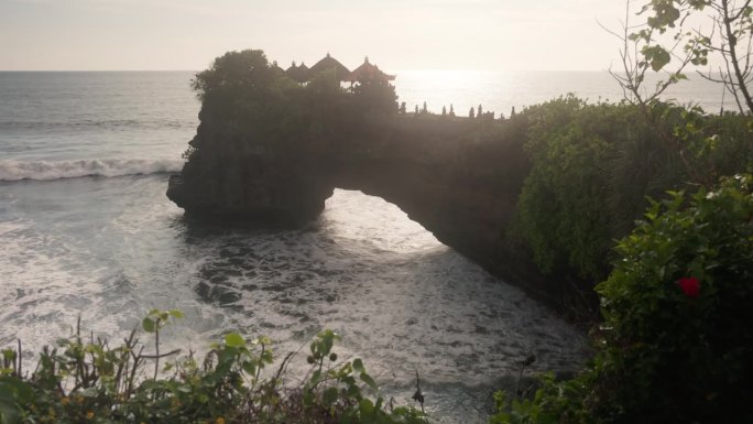 印度尼西亚巴厘岛的Tanah lot寺庙