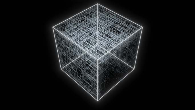 立方体科技线条生长