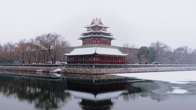 角楼雪景