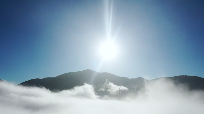 日出云海延时山峰阳光太阳风景大气震撼开场