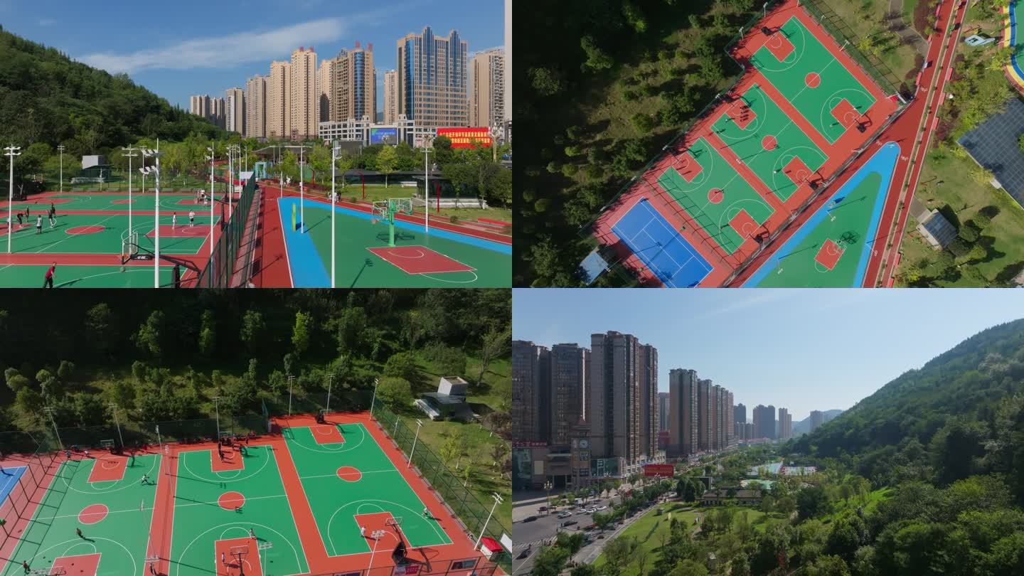 毕节南山公园全民健身广场4k