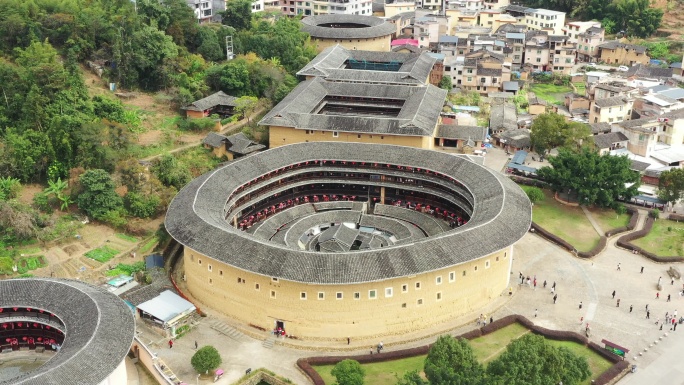 中国福建省龙岩市永定区土楼王景区