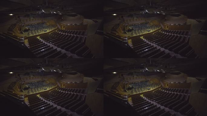 广州交响乐团音乐厅空镜俯拍