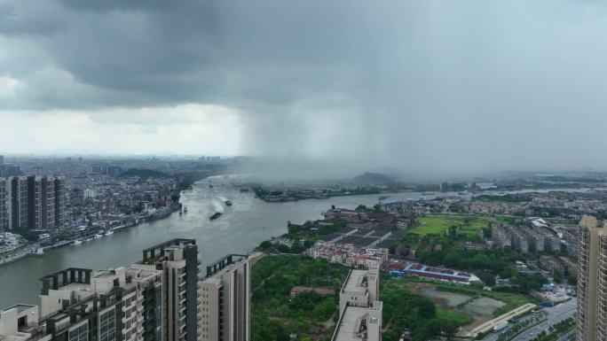 城市恶劣天气 乌云 暴雨前 龙卷风 气候