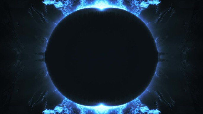 黑洞星云空间循环动画