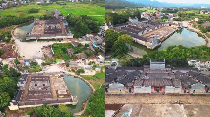 惠州龙门鹤湖围 惠州客家围屋 惠州古建筑