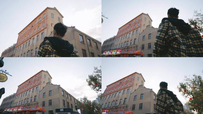 少年青年男孩潮流社区街区大鲍岛