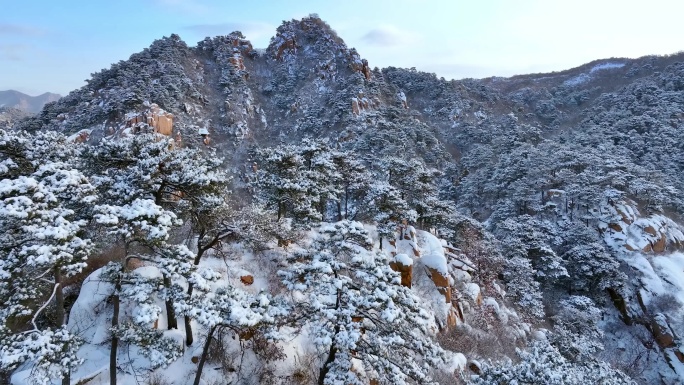 绝无仅有的八角长城 4K唯美雪景雾凇