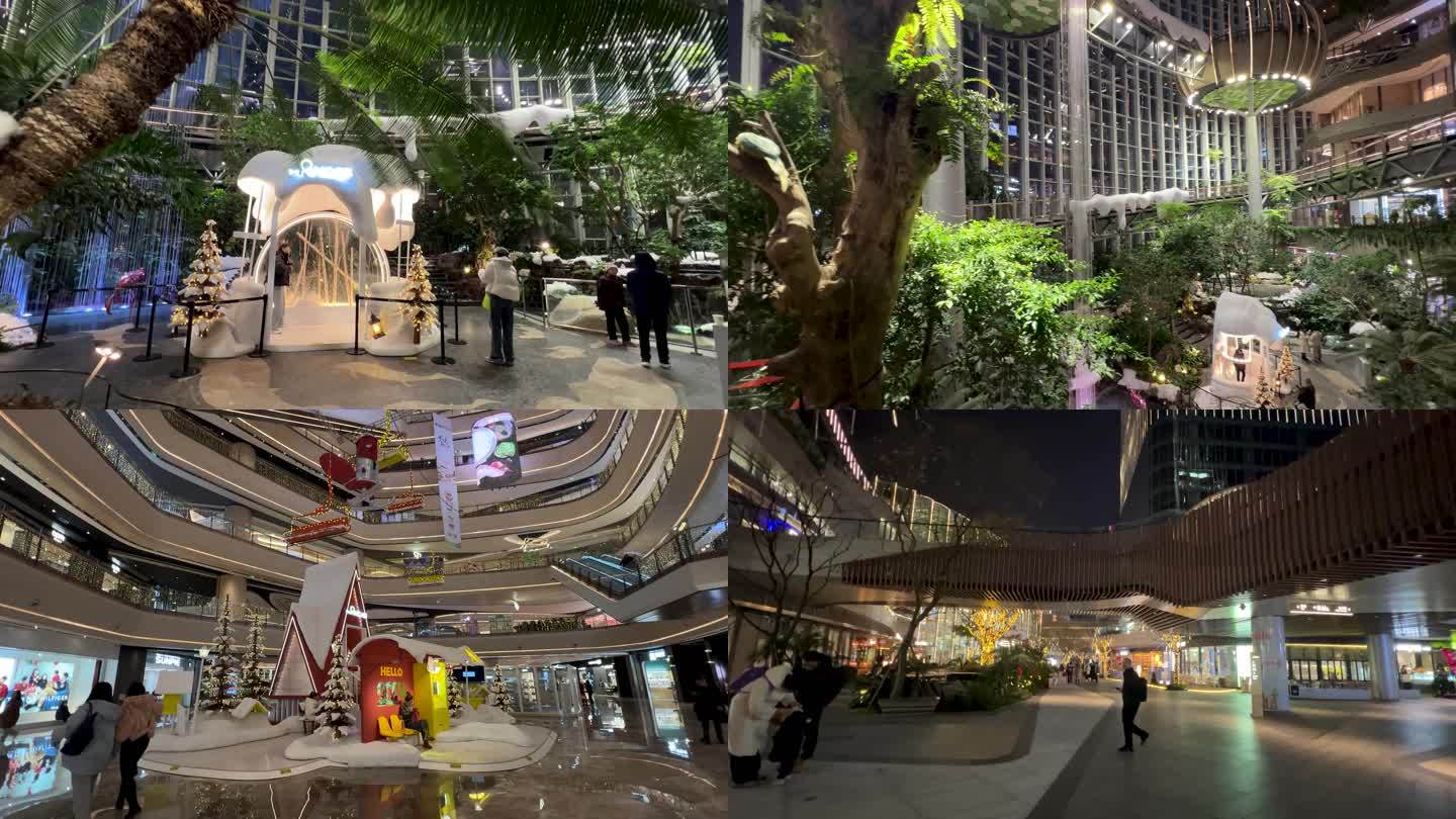 重庆光环购物公园圣诞夜景