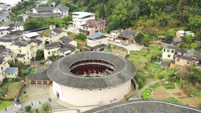 中国福建省龙岩市永定区土楼王景区