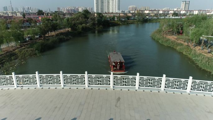 航拍沧州京杭大运河