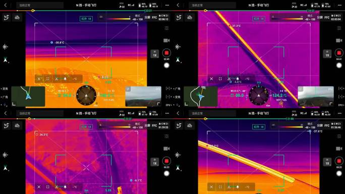 风机无人机热成像拍摄