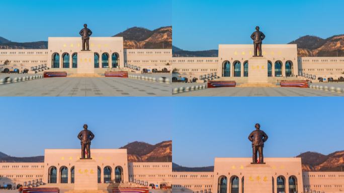 毛泽东雕像 延安革命纪念馆 陕西