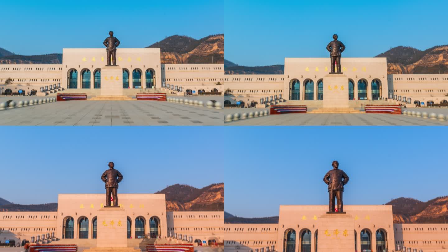 毛泽东雕像 延安革命纪念馆 陕西