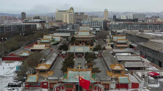 呼和浩特大召广场 呼市大召广场