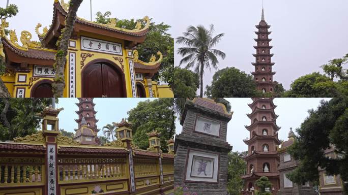 越南河内地标建筑镇国寺
