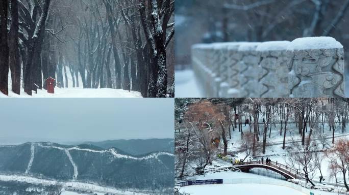 雪后避暑山庄