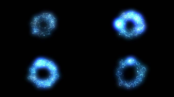 闪电能量波特效效果