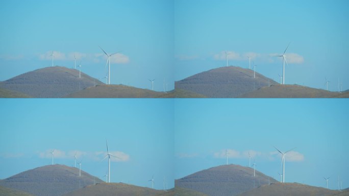 草原风力发电风车
