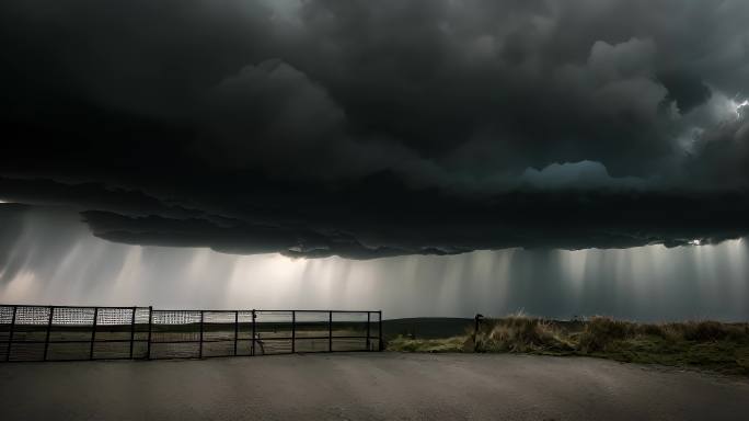 乌云阴天乌云密布大雨将至空境云翻滚