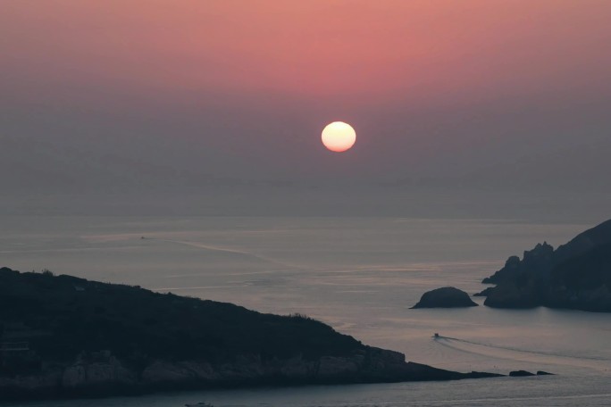 东极岛日出 延时摄影