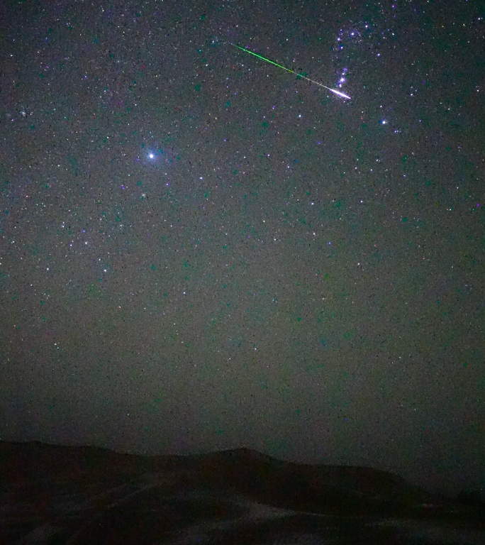 流星雨流星4K实拍竖屏素材