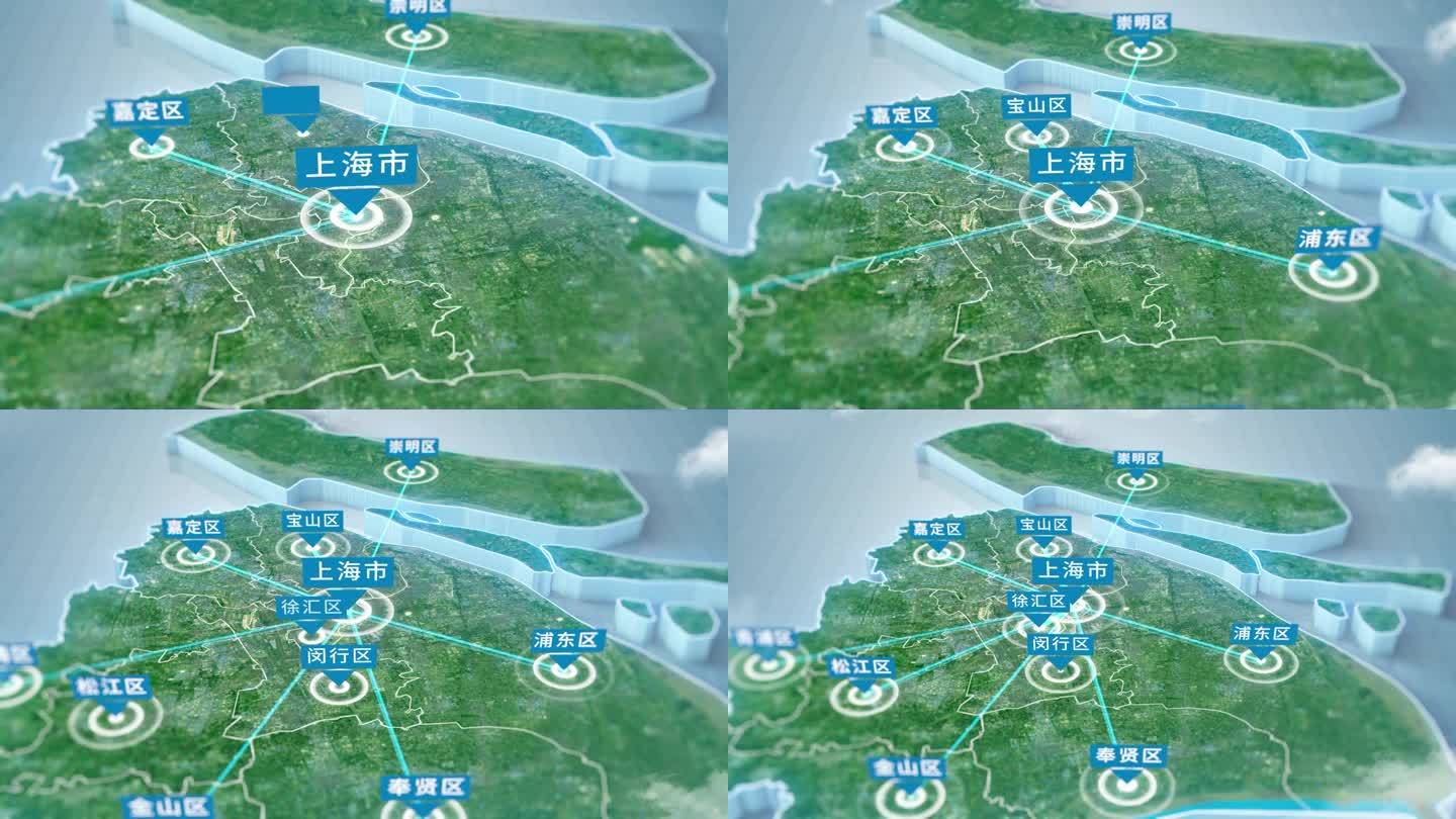 简洁上海地图
