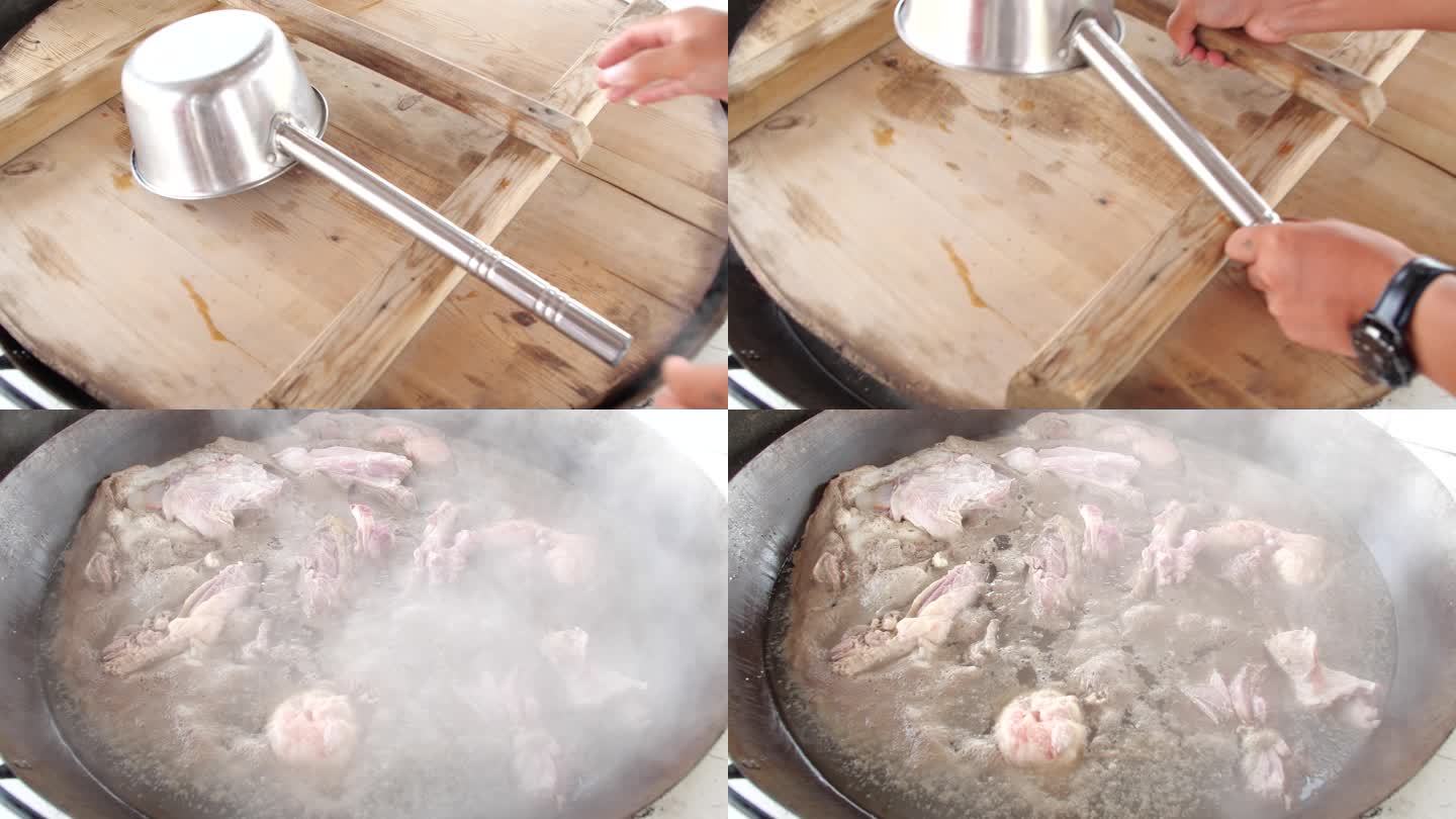 草原大锅煮手把肉