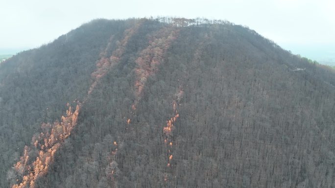 航拍云南腾冲火山地热国家地质公园火山口