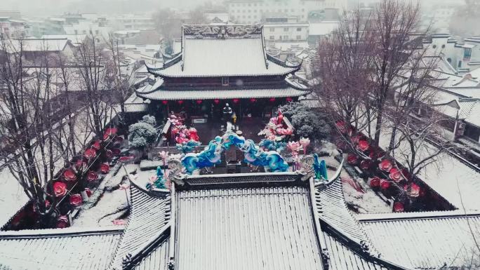 夫子庙雪景2023