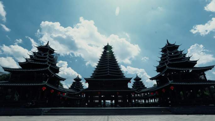 农庄 风雨桥 潘氏祠 怀化高新区延时