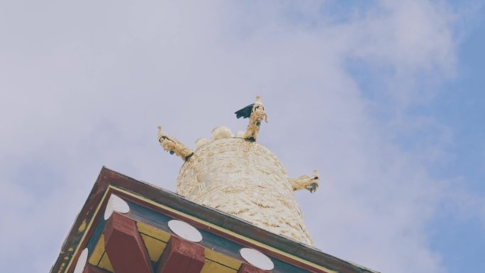 云南省香格里拉松赞林寺寺院建筑