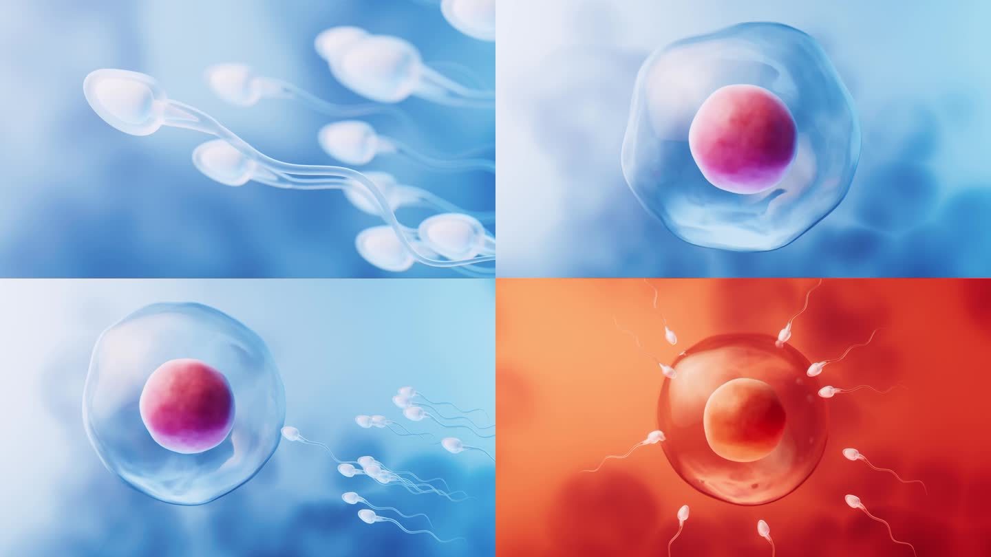 精子和卵细胞结合受精合集