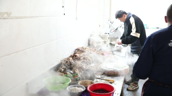 滕州美食  饭店 羊汤馆 切羊肉 称羊肉