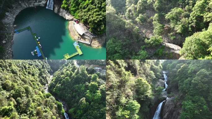 郴州东江湖龙景瀑布和鸳鸯瀑布