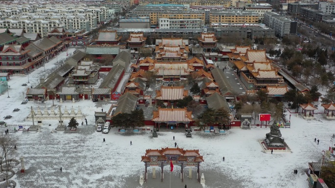 呼和浩特大召广场 呼市大召广场