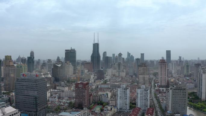 上海楼宇/上海城市/4K航拍视频